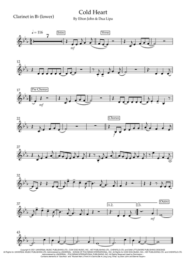 Cold Heart (pnau Remix) (arr. Matt Luff)