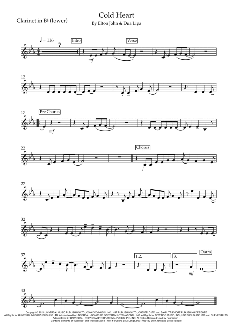 Cold Heart (pnau Remix) (arr. Matt Luff)