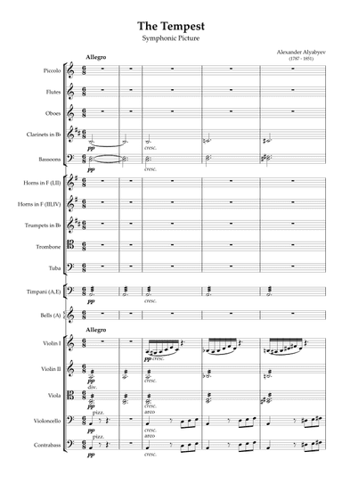 Symphonic Picture 'The Tempest'