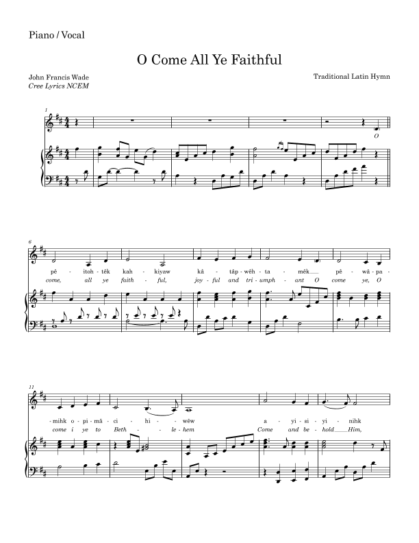 O Come, All Ye Faithful (arr. Jo Carter)