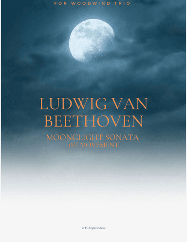 Ludwig Van Beethoven - Moonlight Sonata - First Movement For Woodwind Trio (arr. Taina Caldeira)