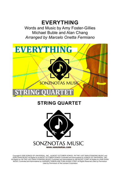 Everything (arr. Marcelo Onetta Fermiano)