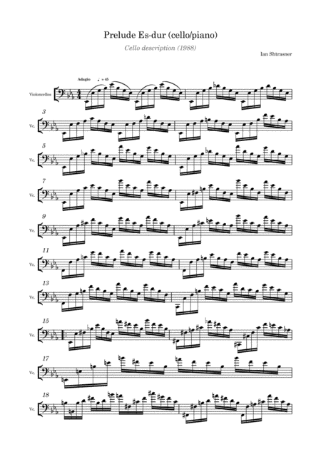 Cello solo