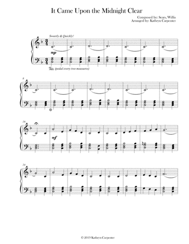 It Came Upon the Midnight Clear (arr. Kathryn Carpenter)
