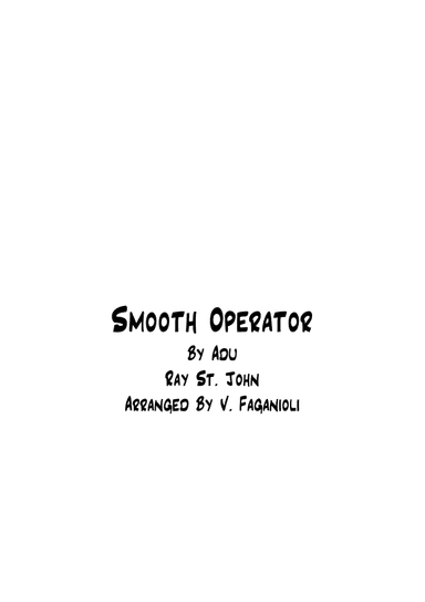Smooth Operator (arr. Valdeci Faganioli)