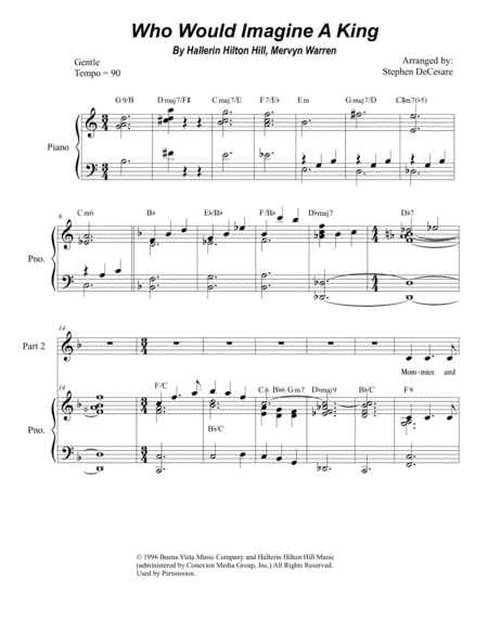 Who Would Imagine A King (arr. Stephen DeCesare)