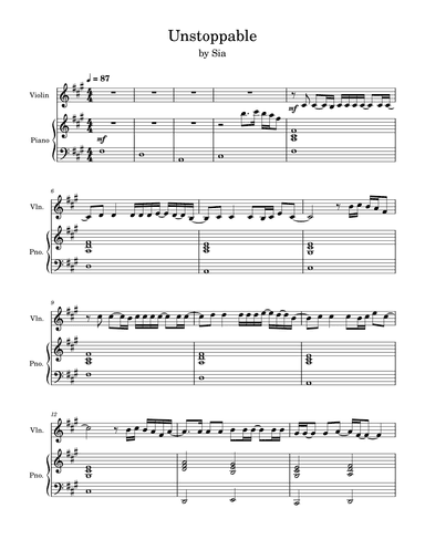 Unstoppable (arr. Anya Alston)