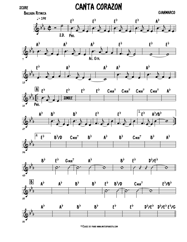 Canta Corazon (arr. Mateo Aguilar)
