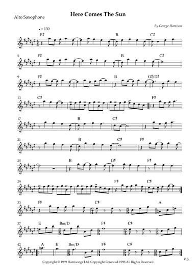 Here Comes The Sun (arr. Wesley Souza Silva)