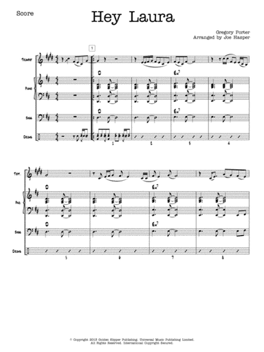 Hey Laura (arr. Joseph Hasper)