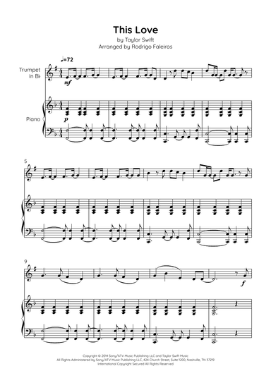 This Love (arr. Rodrigo Faleiros)