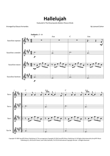 Hallelujah (arr. Glauco Fernandes)