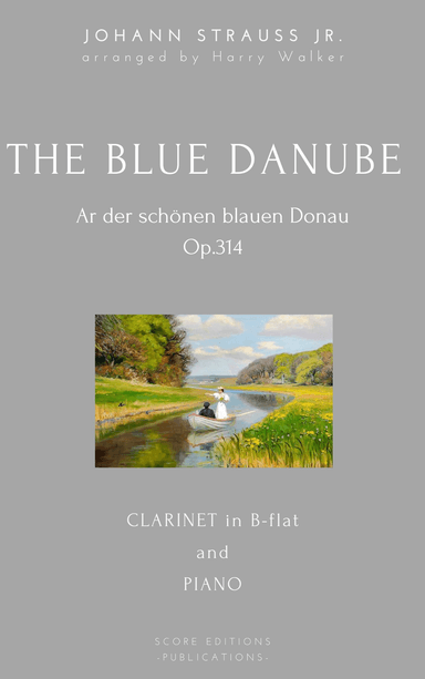 The Blue Danube (Johann Strauss II) for Clarinet in Bb and Piano (arr. Harry Walker)