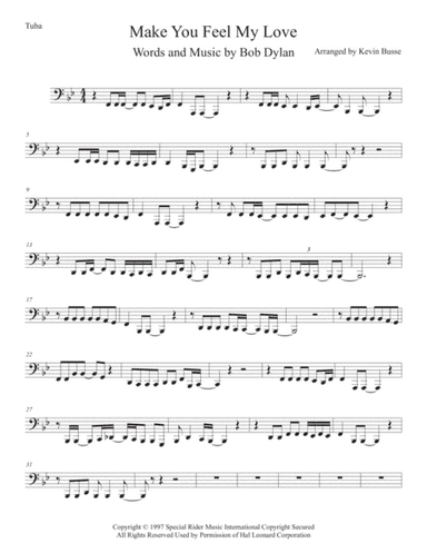 Make You Feel My Love (arr. Kevin Busse)