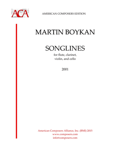 [Boykan] Songlines