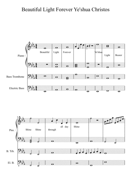 Beautiful Light Forever Ye'shua Christos