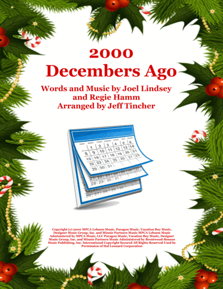 2000 Decembers Ago (arr. Jeff Tincher)