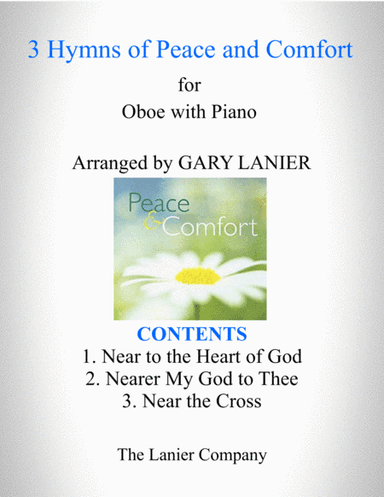 3 HYMNS OF PEACE AND COMFORT (for Oboe with Piano - Instrument Part included) (arr. Gary Lanier)