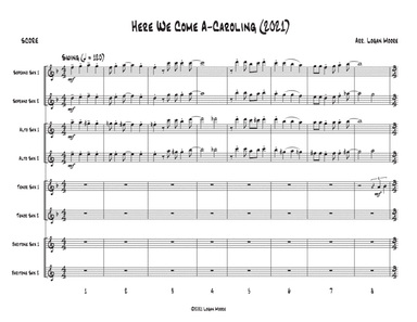 Here We Come A-Caroling (2021) (arr. Logan Moore)