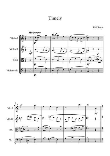 Timely - String Quartet