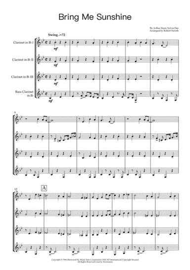 Bring Me Sunshine (arr. Robert Newth)