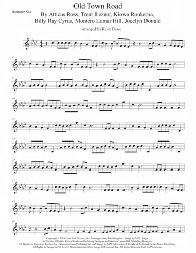 Old Town Road (remix) (arr. Kevin Busse)