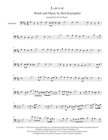 L-O-V-E (arr. Kevin Busse)