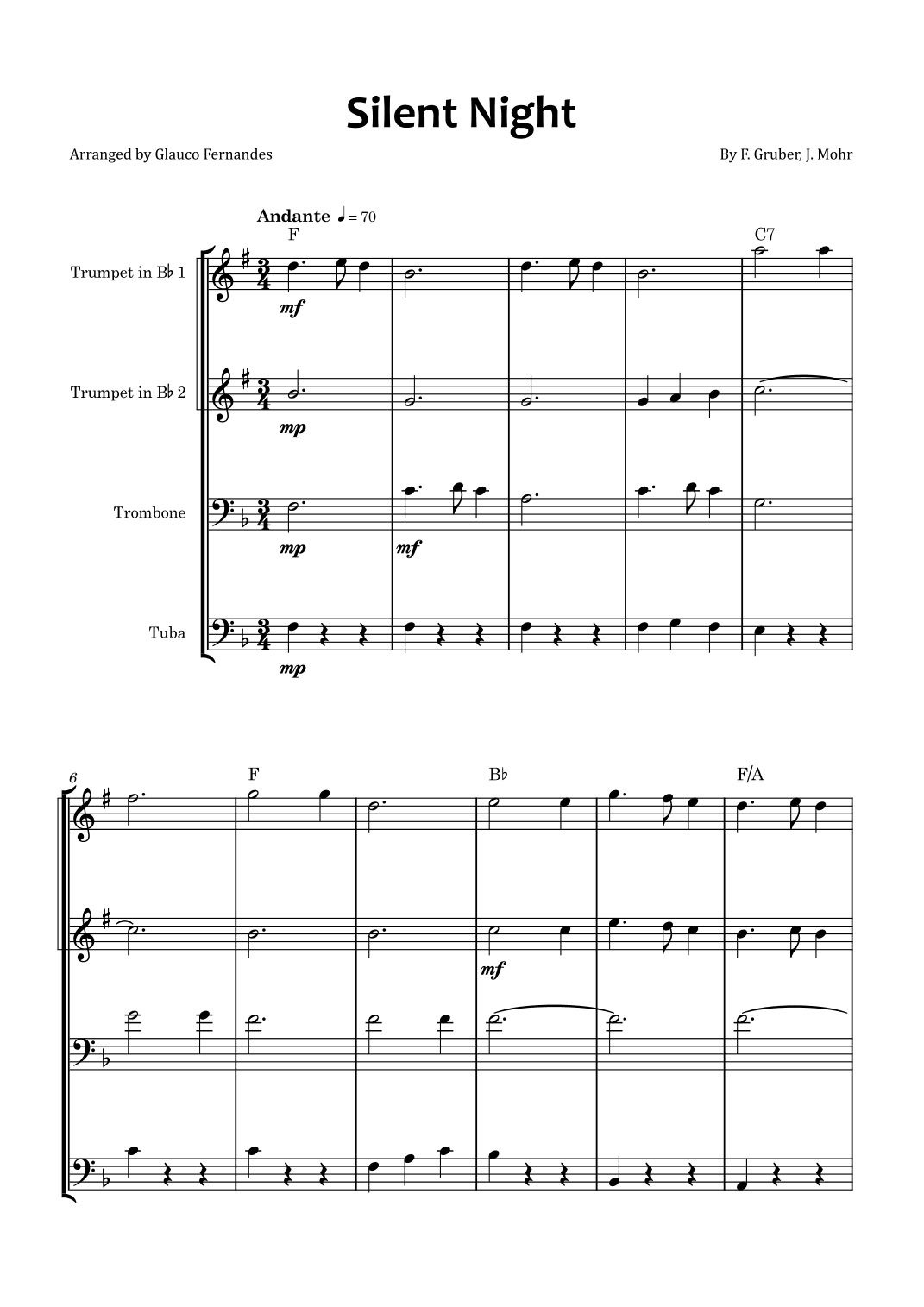 Silent Night (arr. Glauco Fernandes)