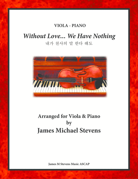 Without Love, We Have Nothing (arr. James Michael Stevens)