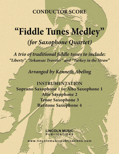 Fiddle Tunes Medley (for Saxophone Quartet SATB or AATB) (arr. Kenneth Abeling)