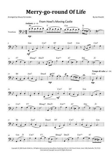 Merry-go-round Of Life (arr. Glauco Fernandes)