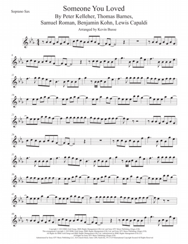 Someone You Loved (arr. Kevin Busse)