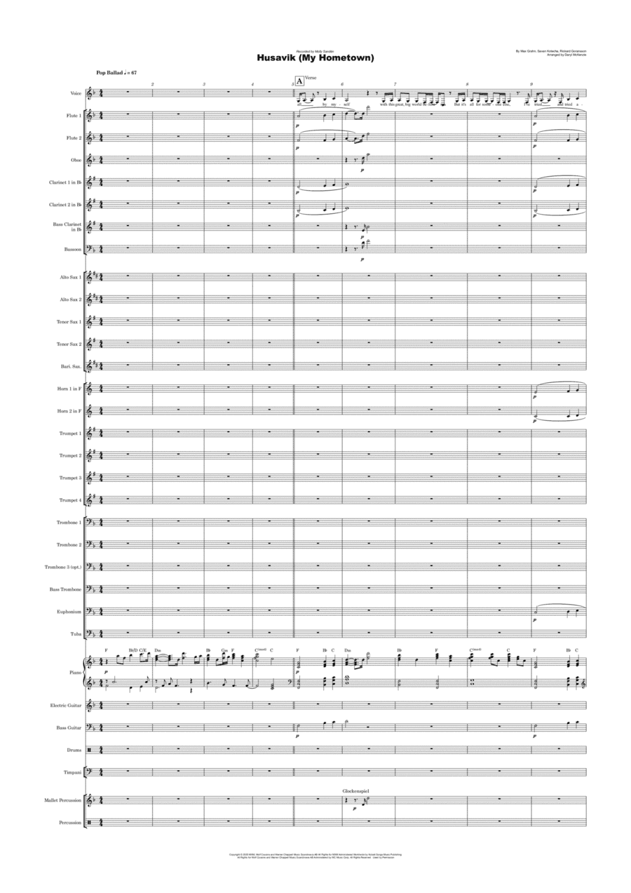 Husavik (arr. Daryl McKenzie)