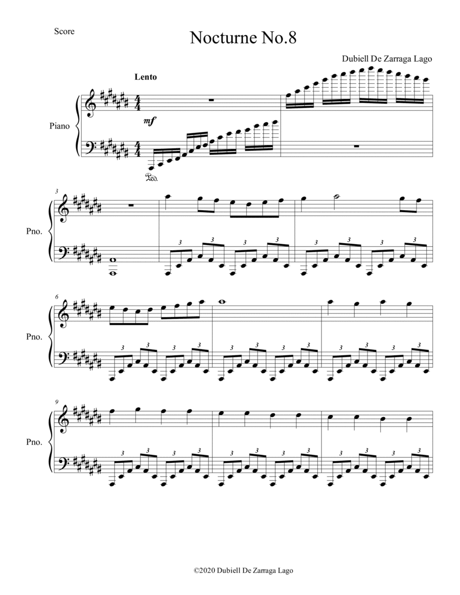 Nocturne No.8 A# Minor Op.144