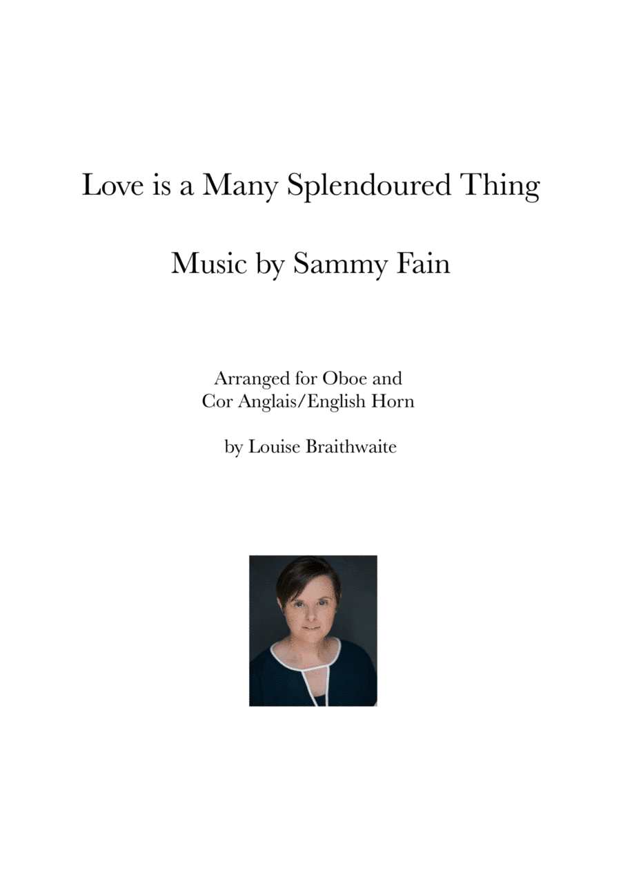 Love Is A Many-splendored Thing (arr. Louise Braithwaite)