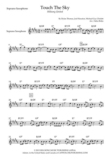 Touch The Sky (arr. Fabio Britto)