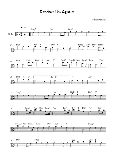 Revive Us Again (arr. Alliance Edition)