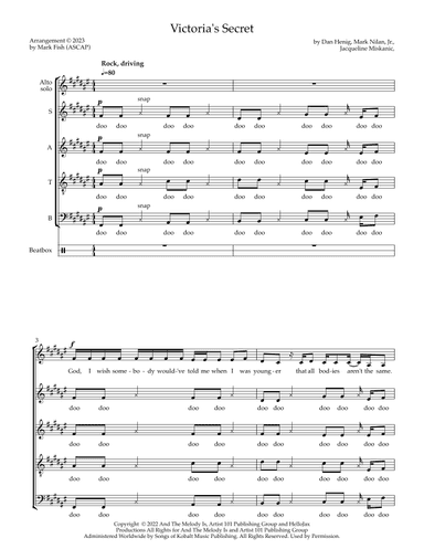 Victoria's Secret (arr. Mark Fish (ASCAP))