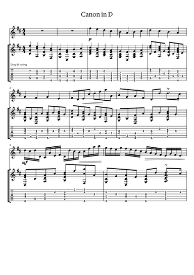 Canon in D (arr. Peter Kelly)