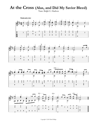 At the Cross (Alas, and Did My Savior Bleed) (arr. Mark Phillips)