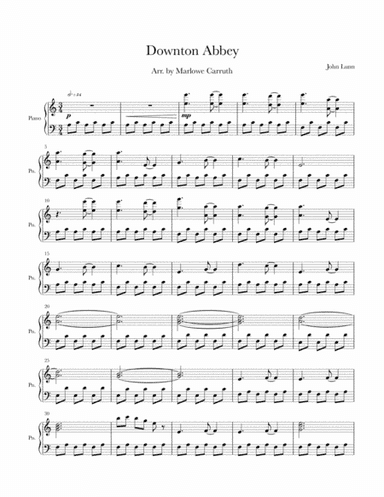 Downton Abbey - The Suite (arr. Marlowe Carruth)