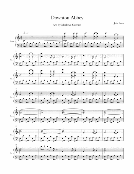 Downton Abbey - The Suite (arr. Marlowe Carruth)