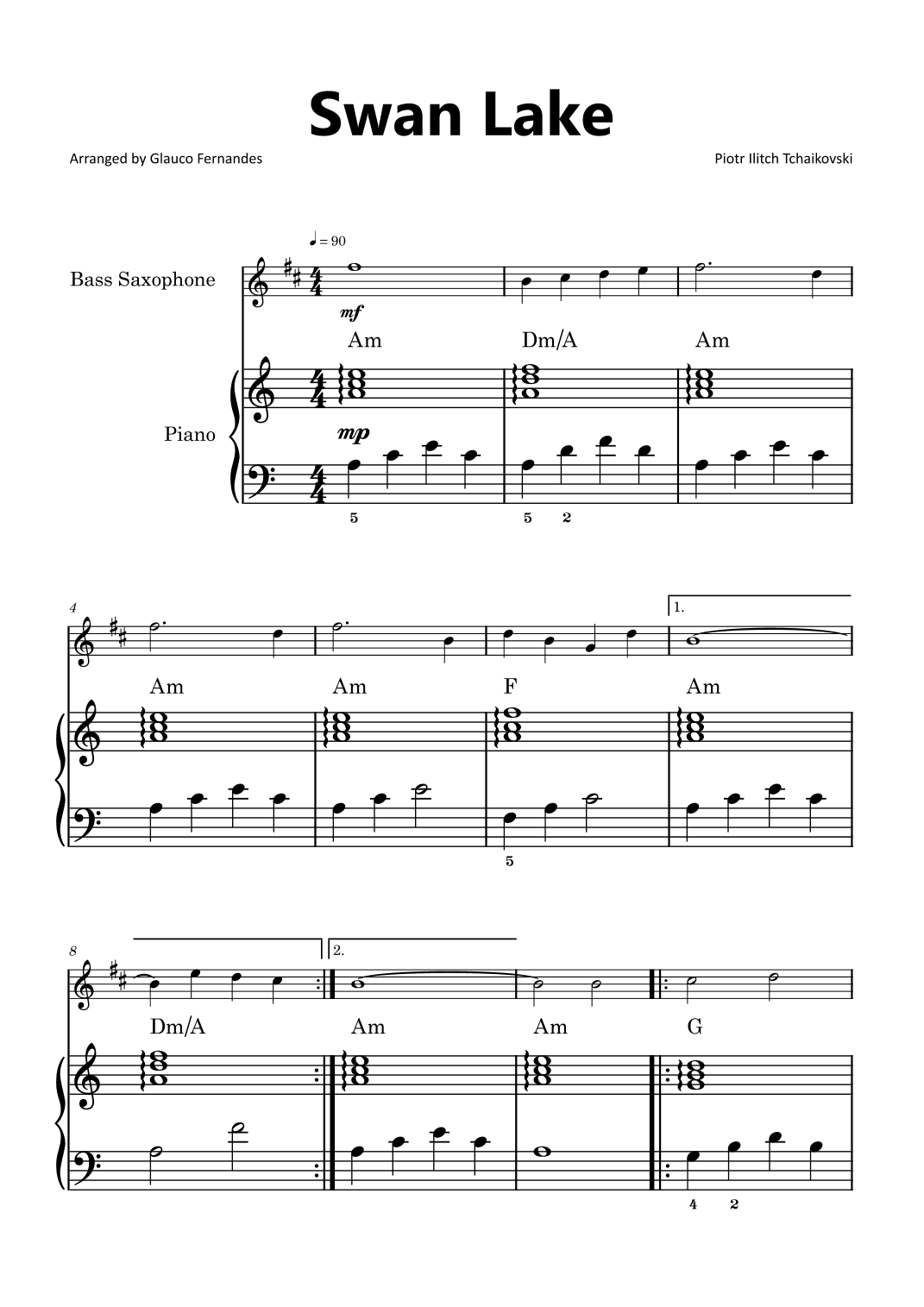 Swan Lake (arr. Glauco Fernandes)