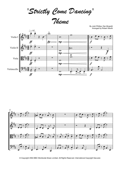 Strictly Come Dancing (arr. Robert Newth)