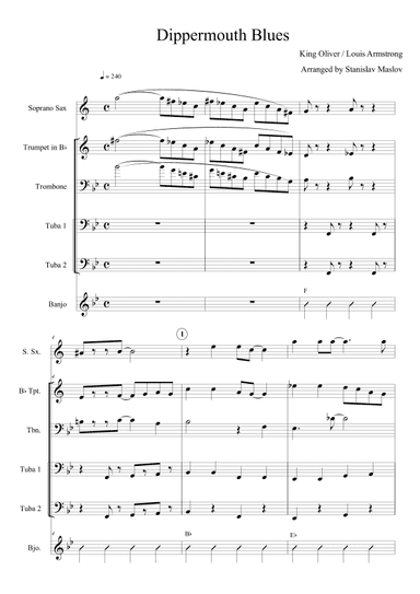 Dixieland Dippermouth Blues Dixie (arr. Stanislav Maslov)