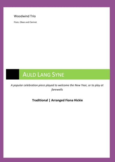 Auld Lang Syne (arr. Fiona Hickie)