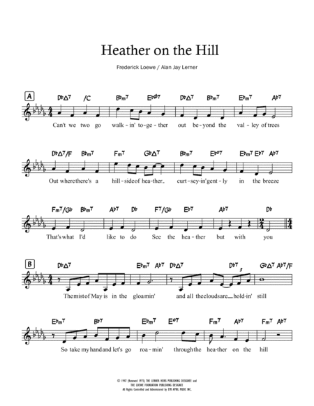 Heather On The Hill (arr. C Lee)