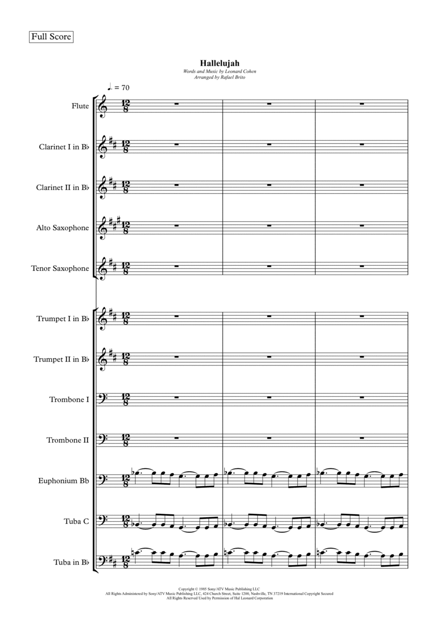 Hallelujah (arr. Rafael Brito)