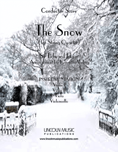 The Snow, Op. 26, No. 1 (for String Quartet) (arr. Kenneth Abeling)