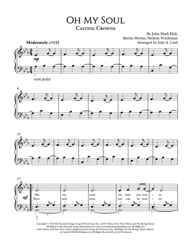 Oh My Soul (arr. Julie A. Lind)